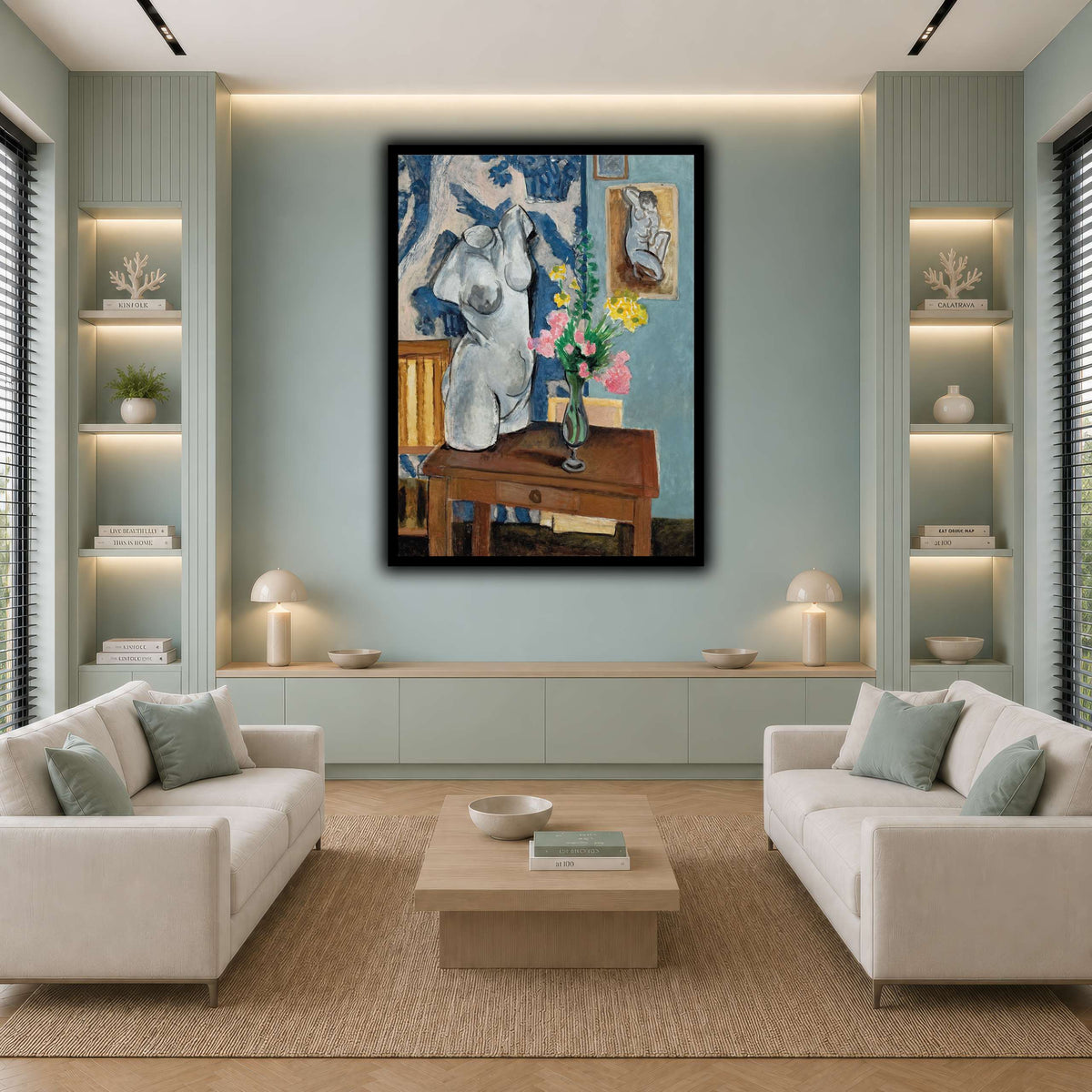 Le_Torse_en_plâtre_Henri_Matisse cool-living room