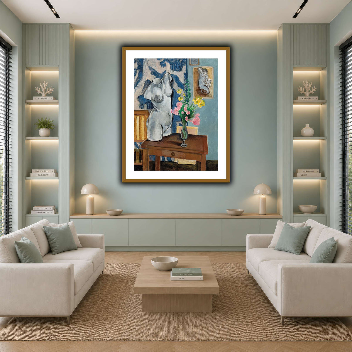 Le_Torse_en_plâtre_Henri_Matisse cool-living room