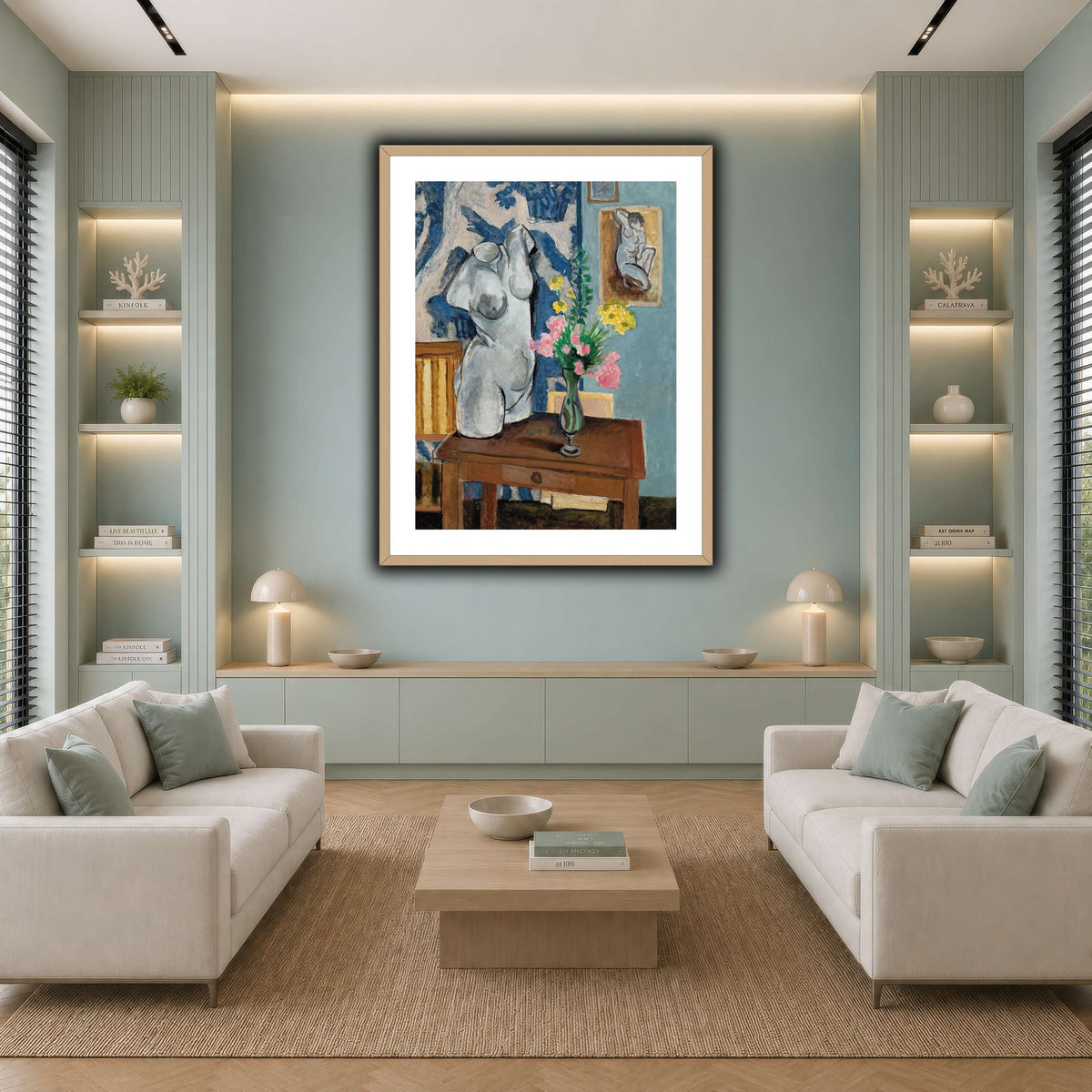 Le_Torse_en_plâtre_Henri_Matisse cool-living room