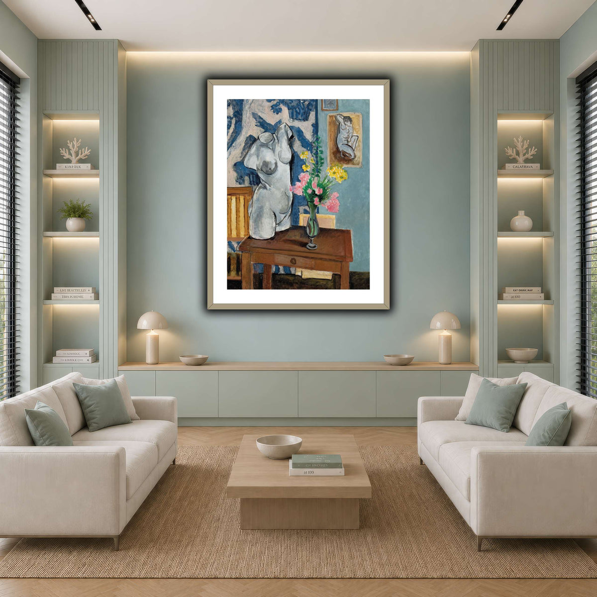 Le_Torse_en_plâtre_Henri_Matisse cool-living room