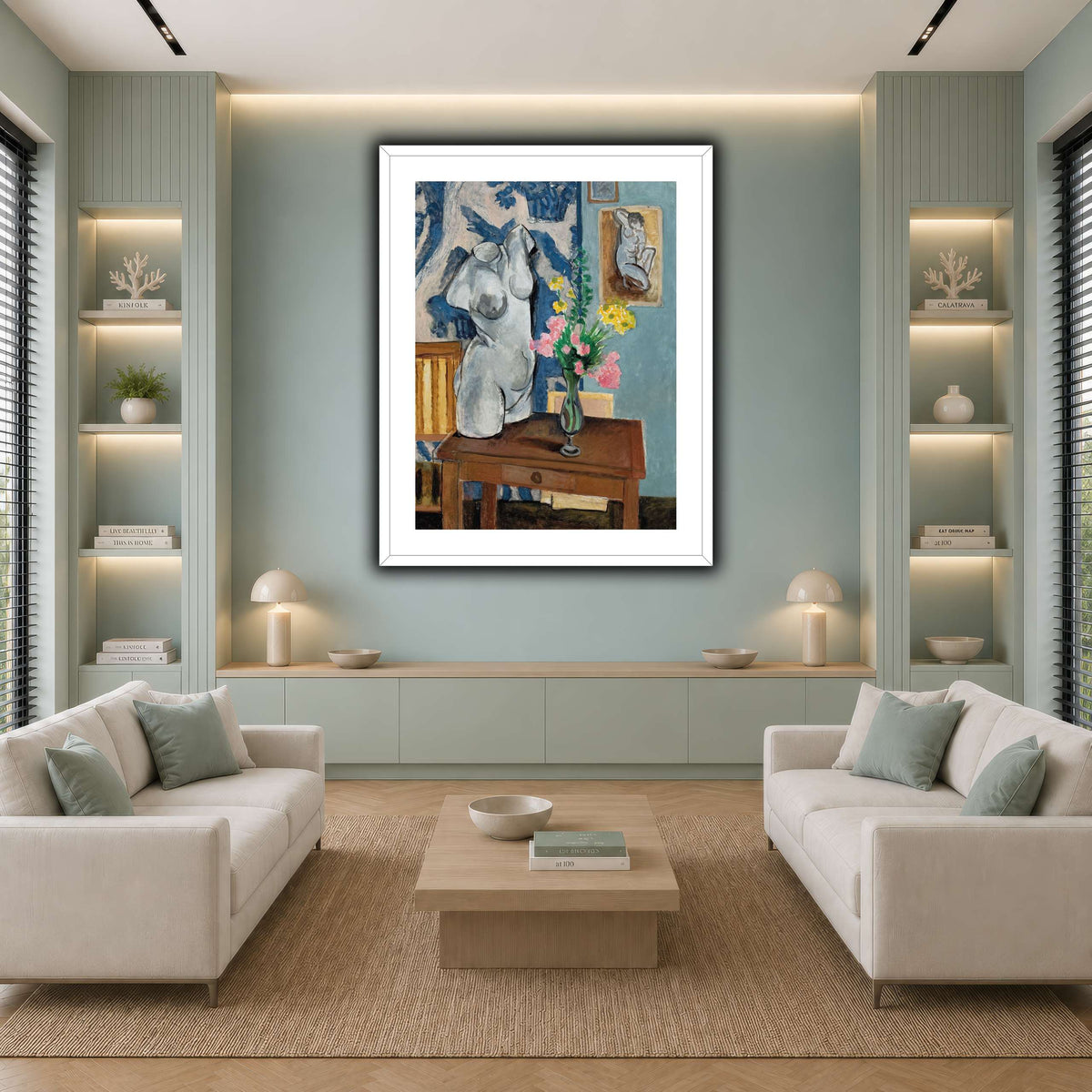 Le_Torse_en_plâtre_Henri_Matisse cool-living room
