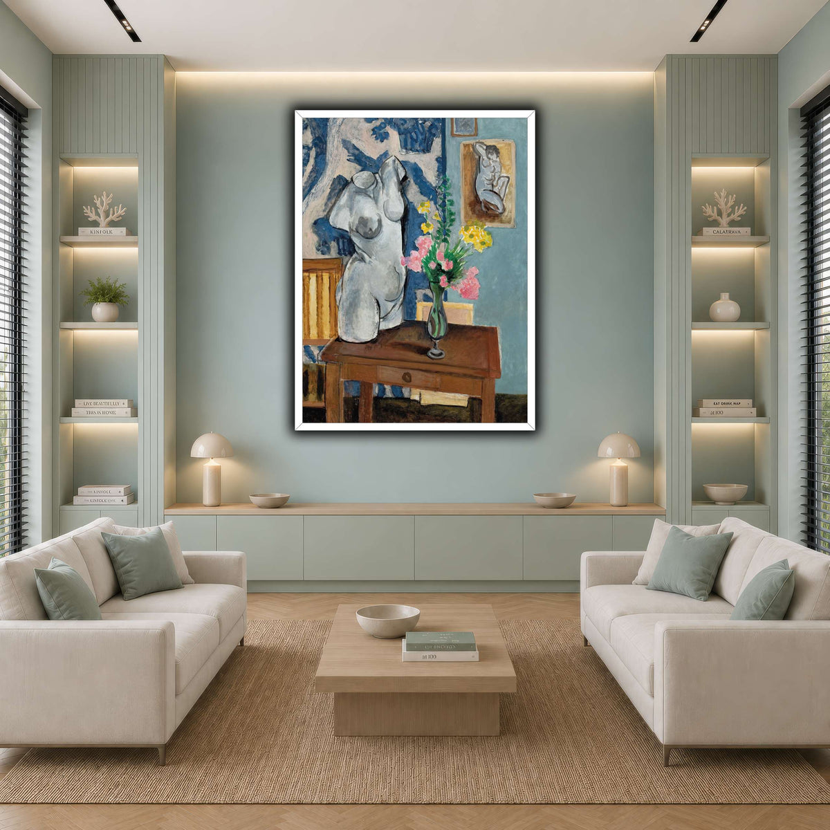 Le_Torse_en_plâtre_Henri_Matisse cool-living room