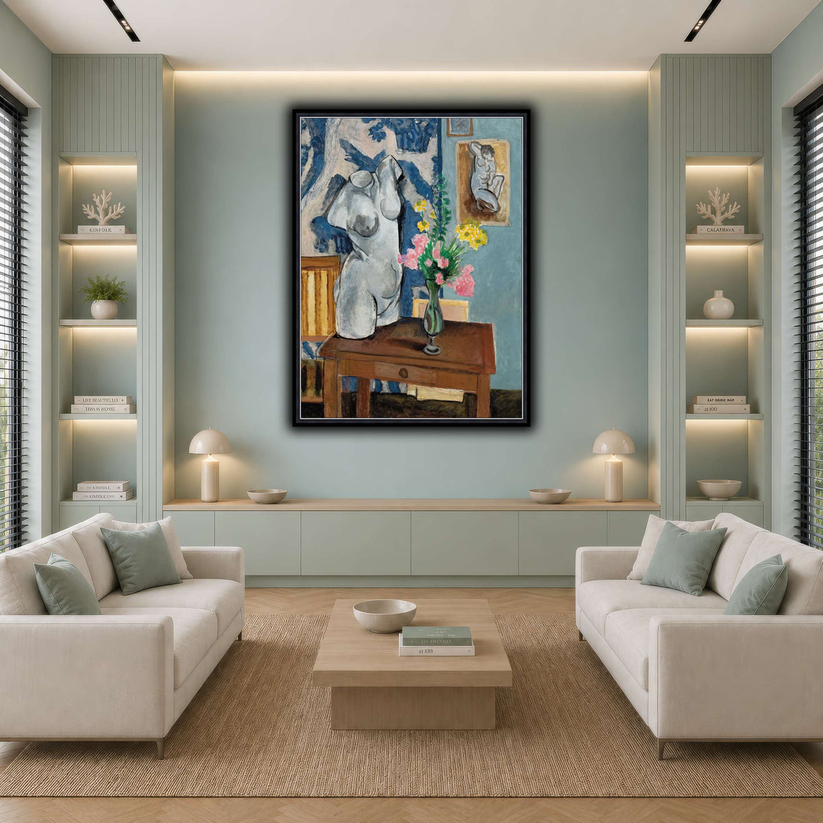 Le_Torse_en_plâtre_Henri_Matisse cool-living room