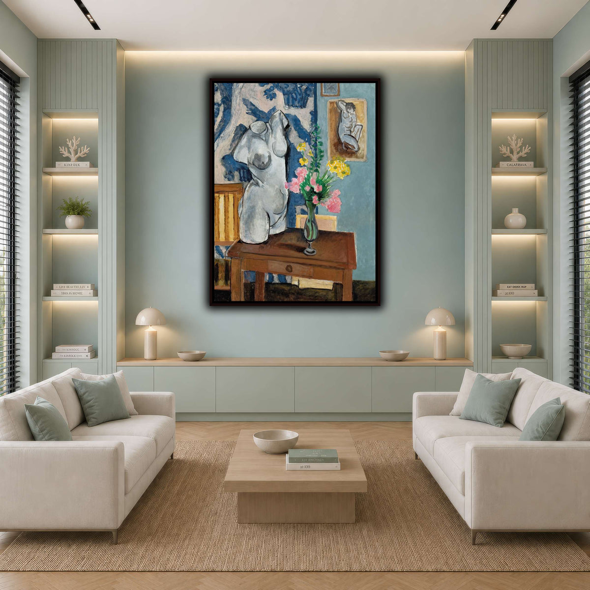 Le_Torse_en_plâtre_Henri_Matisse cool-living room
