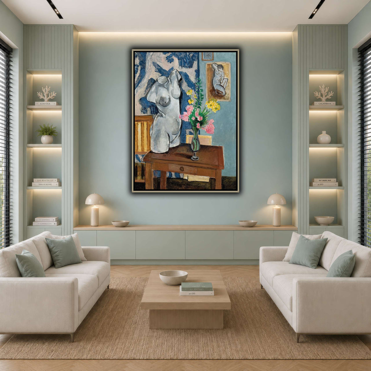 Le_Torse_en_plâtre_Henri_Matisse cool-living room