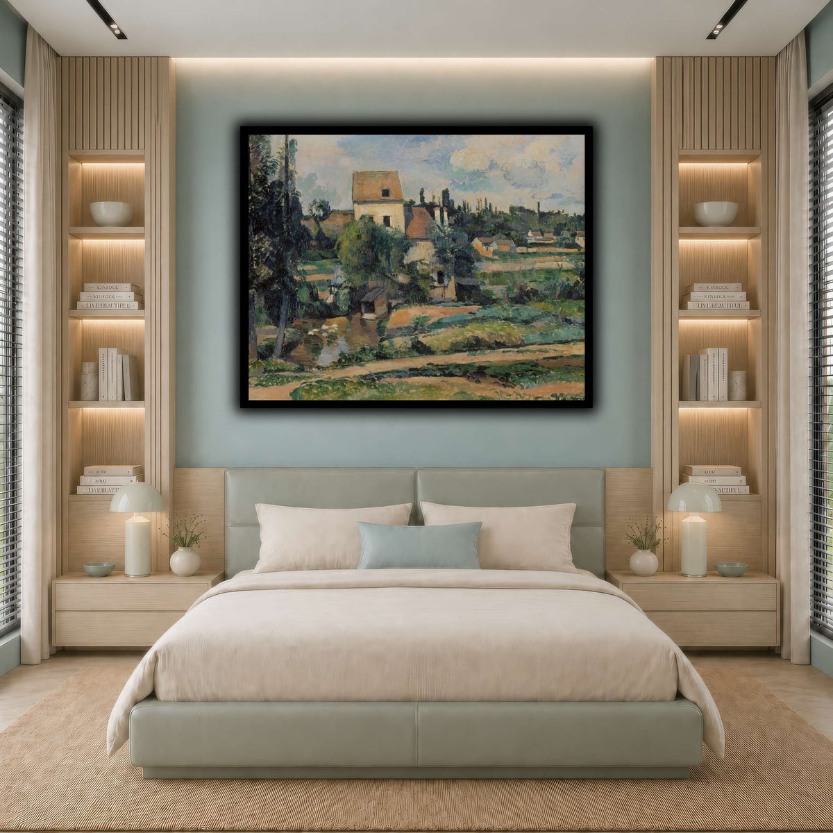 Le_moulin_sur_la_Couleuvre_Paul_Cezanne cool-bedroom