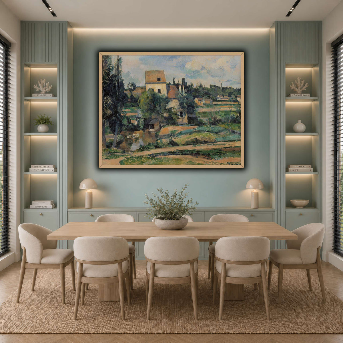 Le_moulin_sur_la_Couleuvre_Paul_Cezanne cool-dining