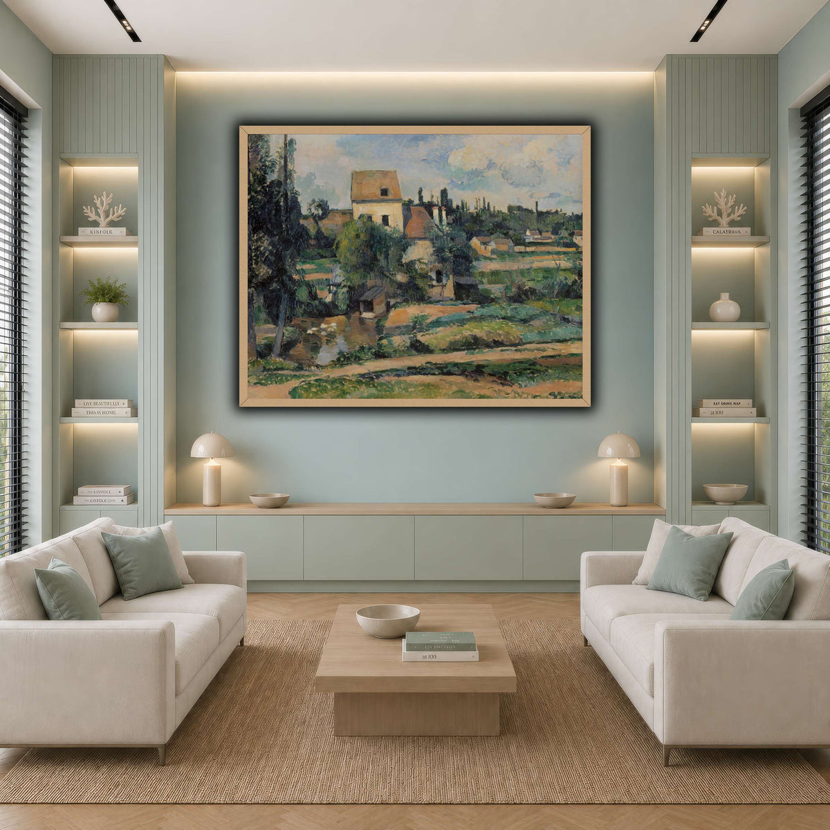 Le_moulin_sur_la_Couleuvre_Paul_Cezanne cool-living room