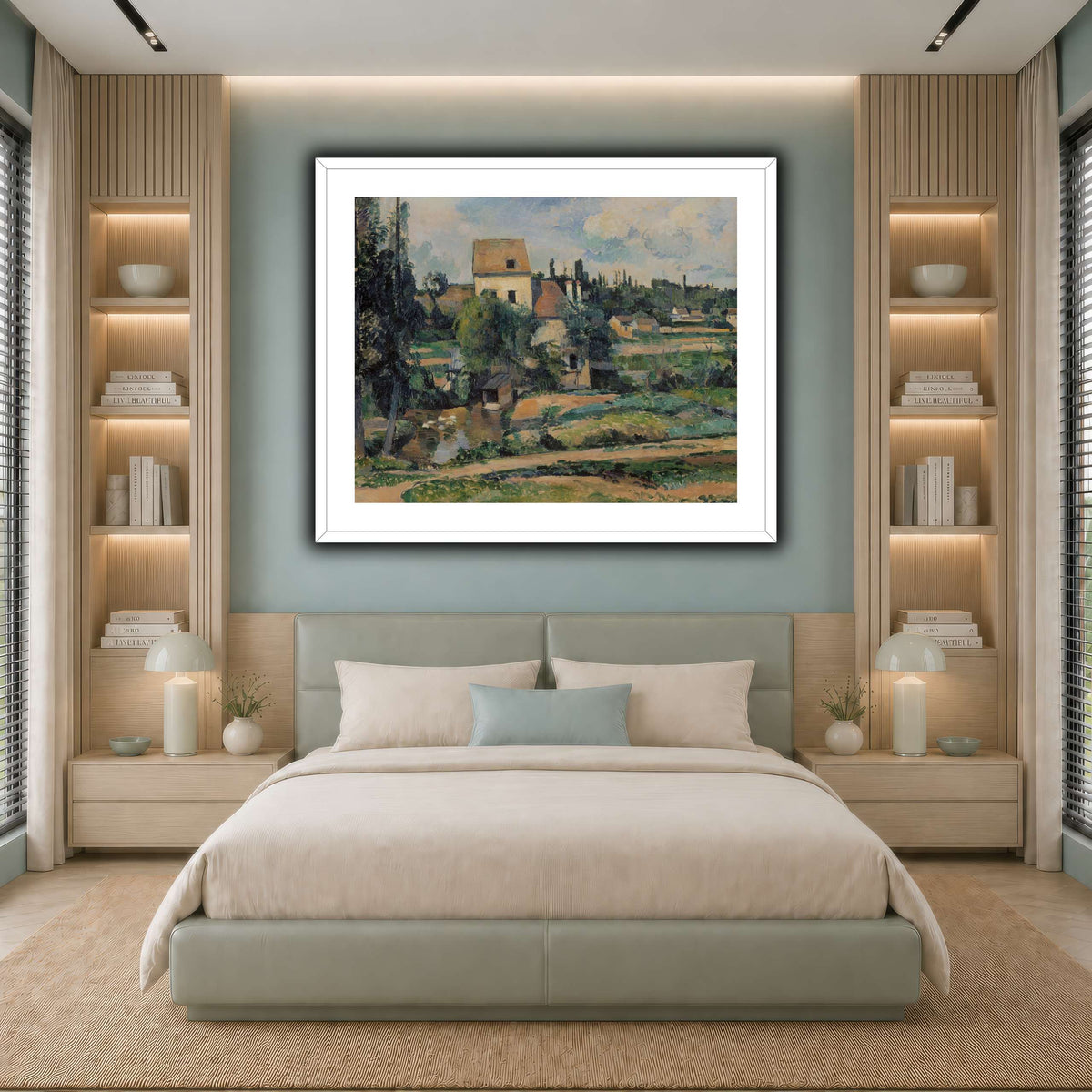 Le_moulin_sur_la_Couleuvre_Paul_Cezanne cool-bedroom
