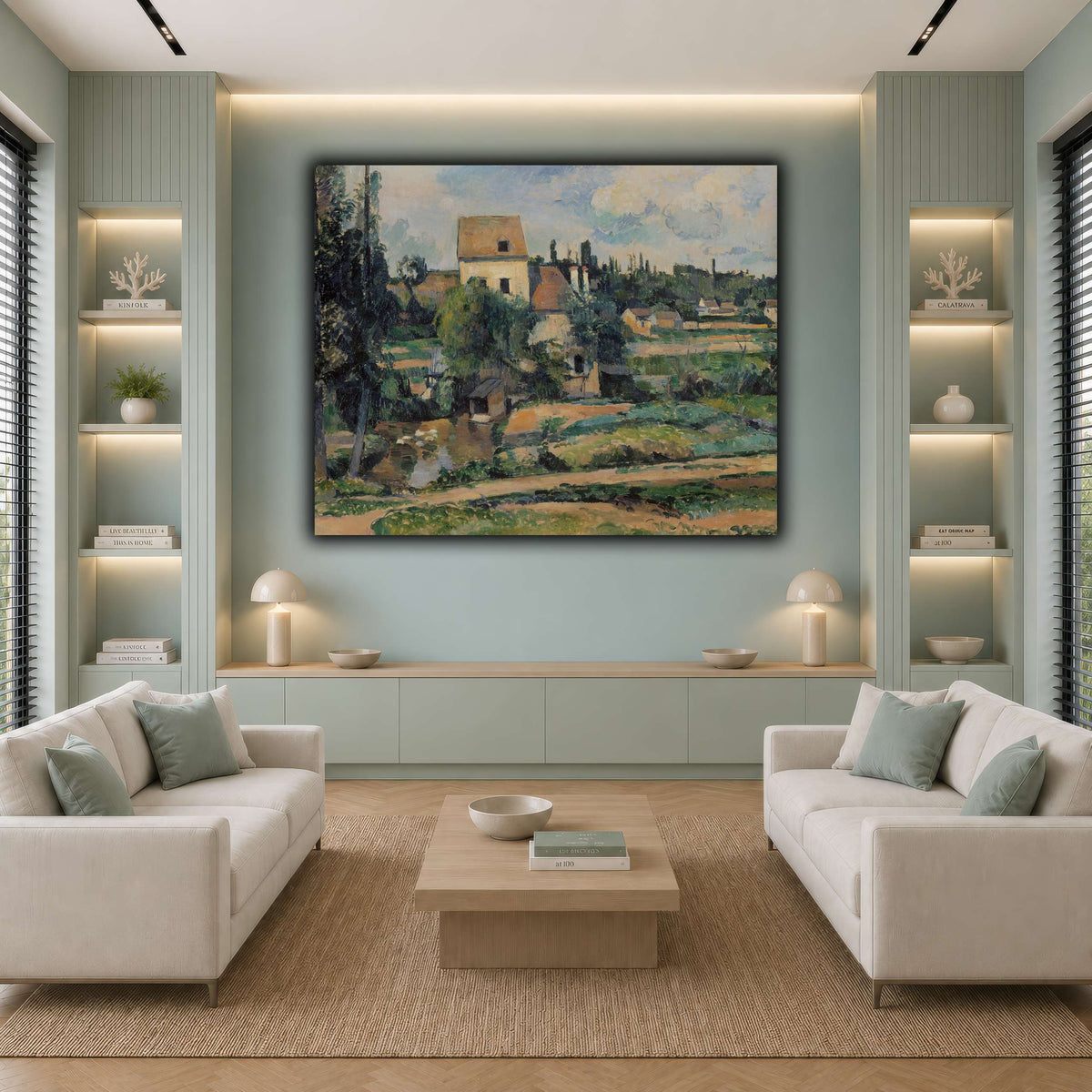 Le_moulin_sur_la_Couleuvre_Paul_Cezanne cool-living room
