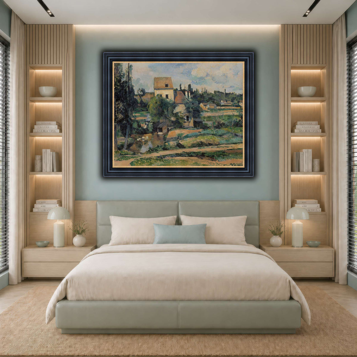 Le_moulin_sur_la_Couleuvre_Paul_Cezanne cool-bedroom