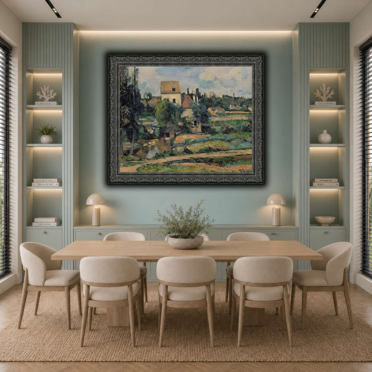 Le_moulin_sur_la_Couleuvre_Paul_Cezanne cool-dining
