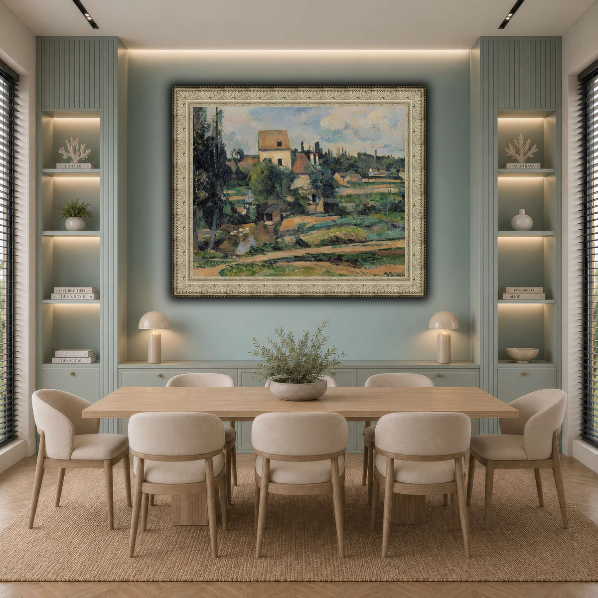 Le_moulin_sur_la_Couleuvre_Paul_Cezanne cool-dining