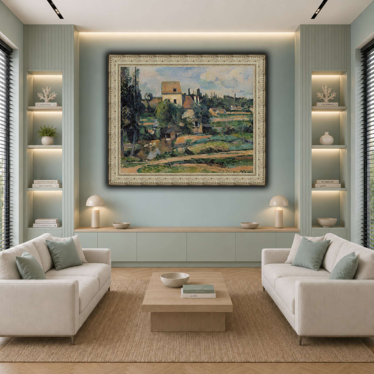 Le_moulin_sur_la_Couleuvre_Paul_Cezanne cool-living room