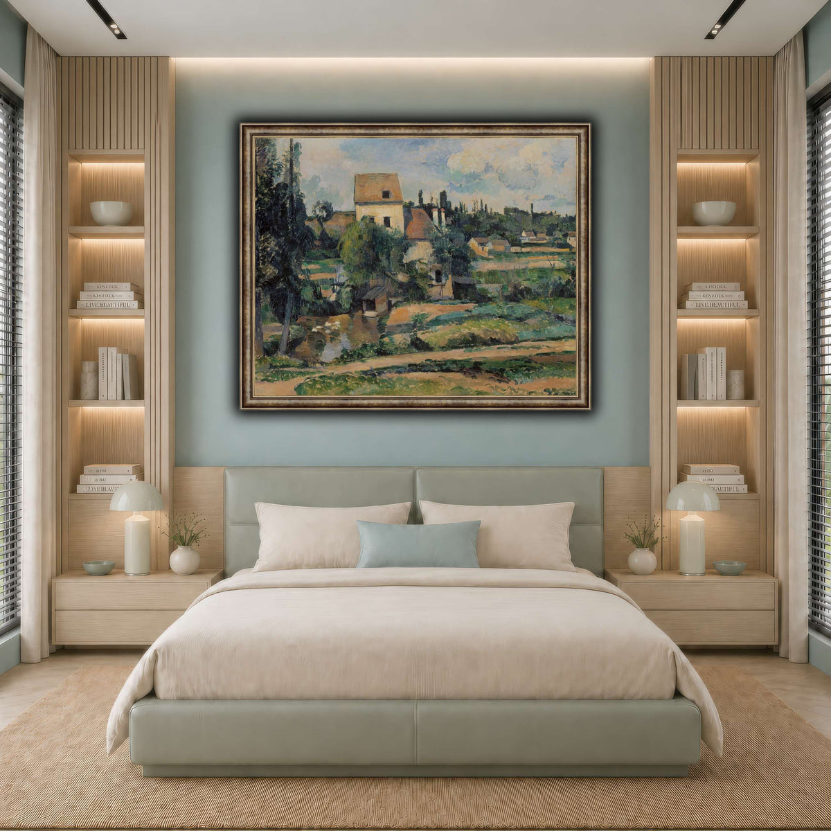 Le_moulin_sur_la_Couleuvre_Paul_Cezanne cool-bedroom