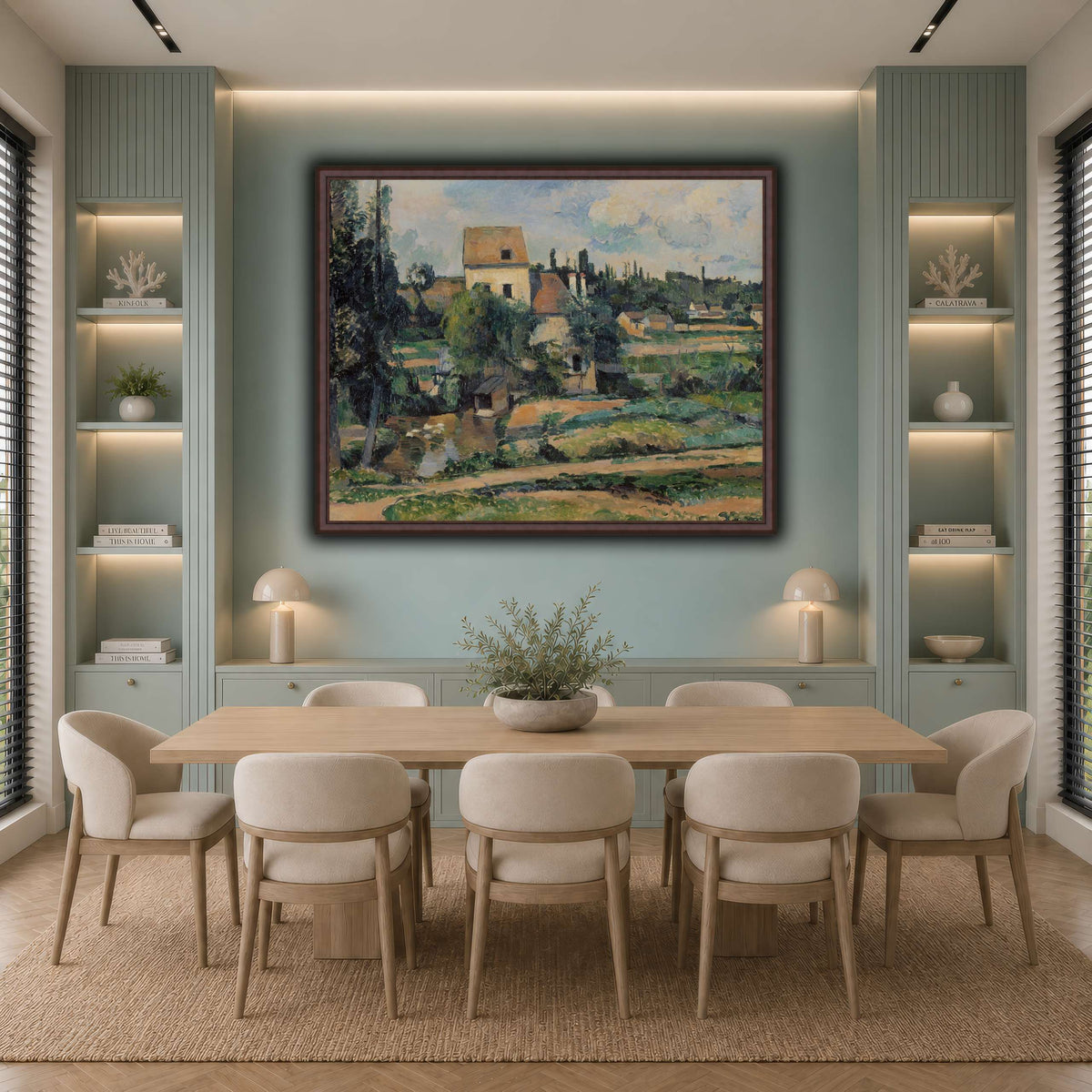 Le_moulin_sur_la_Couleuvre_Paul_Cezanne cool-dining
