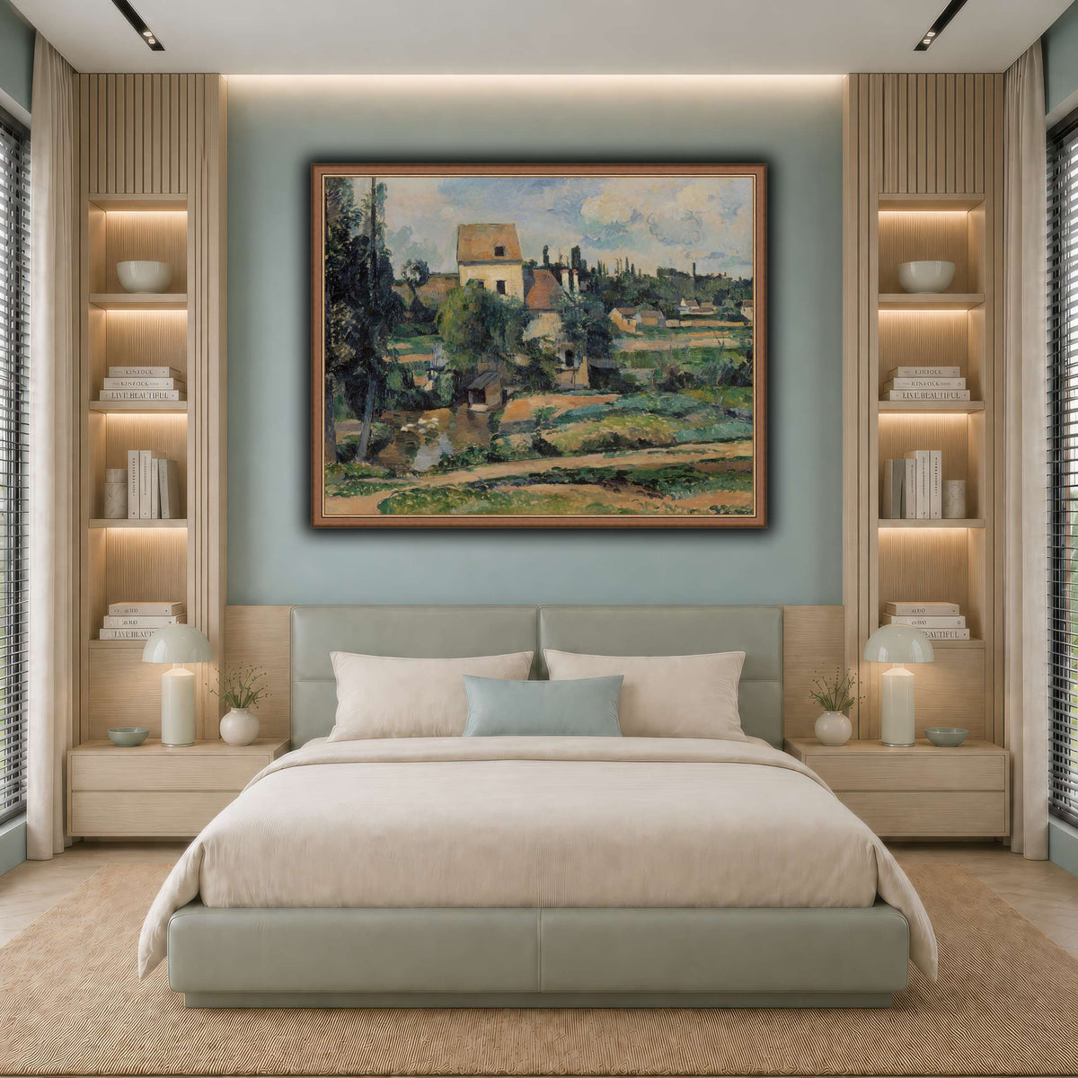 Le_moulin_sur_la_Couleuvre_Paul_Cezanne cool-bedroom