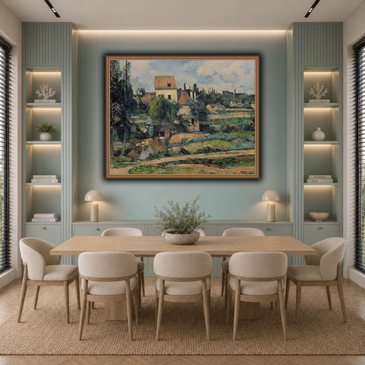 Le_moulin_sur_la_Couleuvre_Paul_Cezanne cool-dining