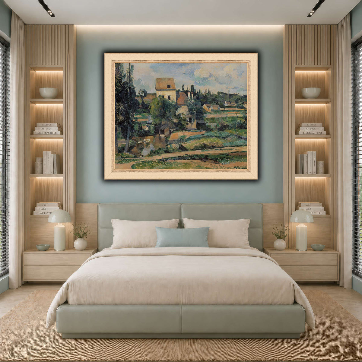 Le_moulin_sur_la_Couleuvre_Paul_Cezanne cool-bedroom