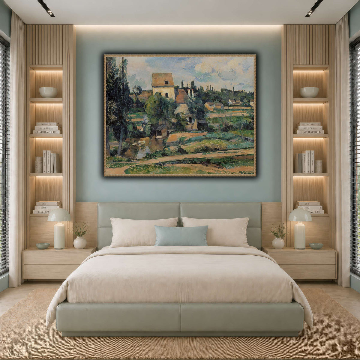 Le_moulin_sur_la_Couleuvre_Paul_Cezanne cool-bedroom