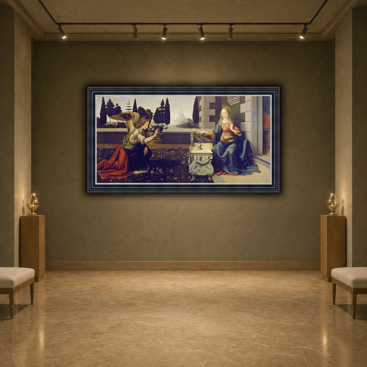 Leonardo_da_Vinci_-_Annunciazione earth-agallery