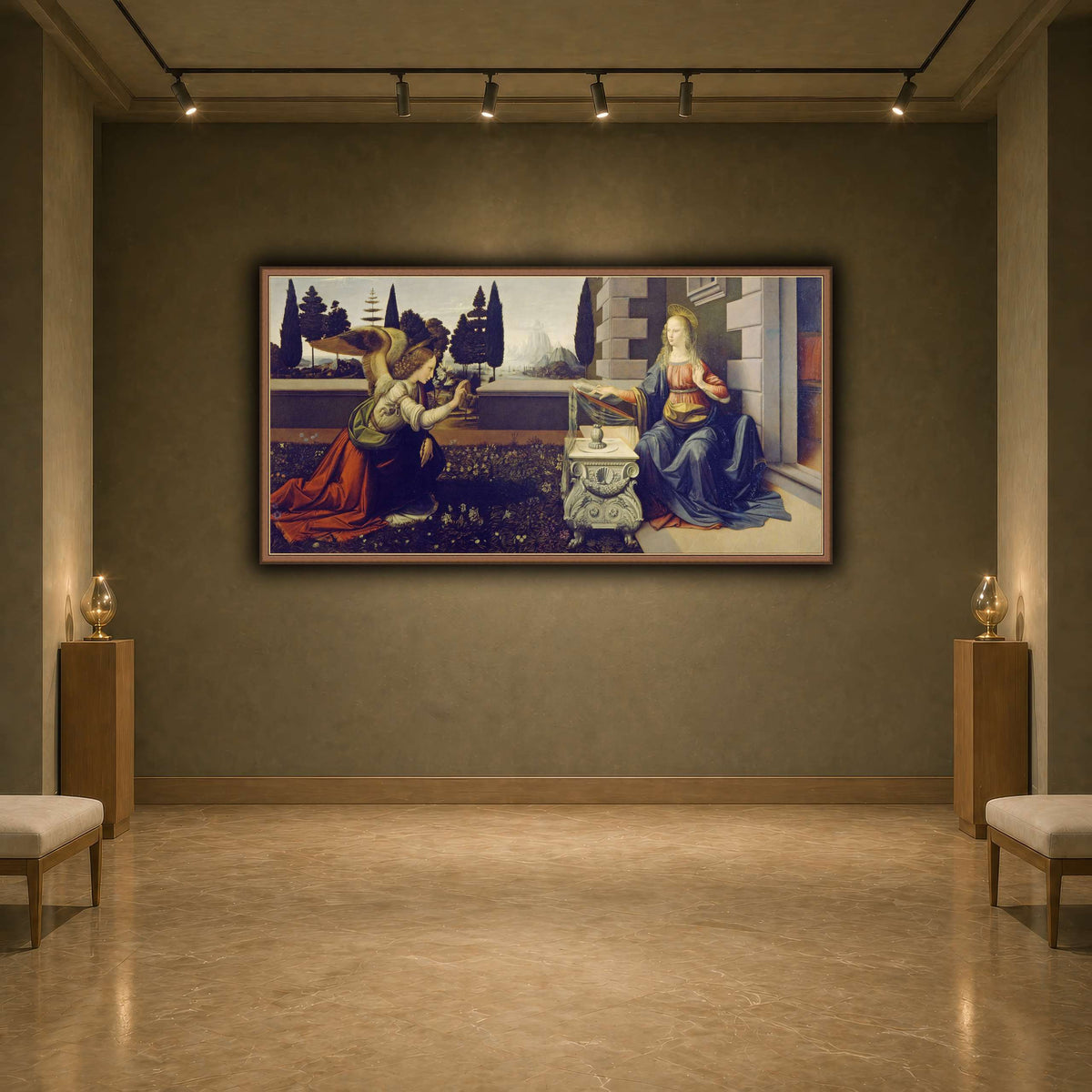 Leonardo_da_Vinci_-_Annunciazione earth-agallery