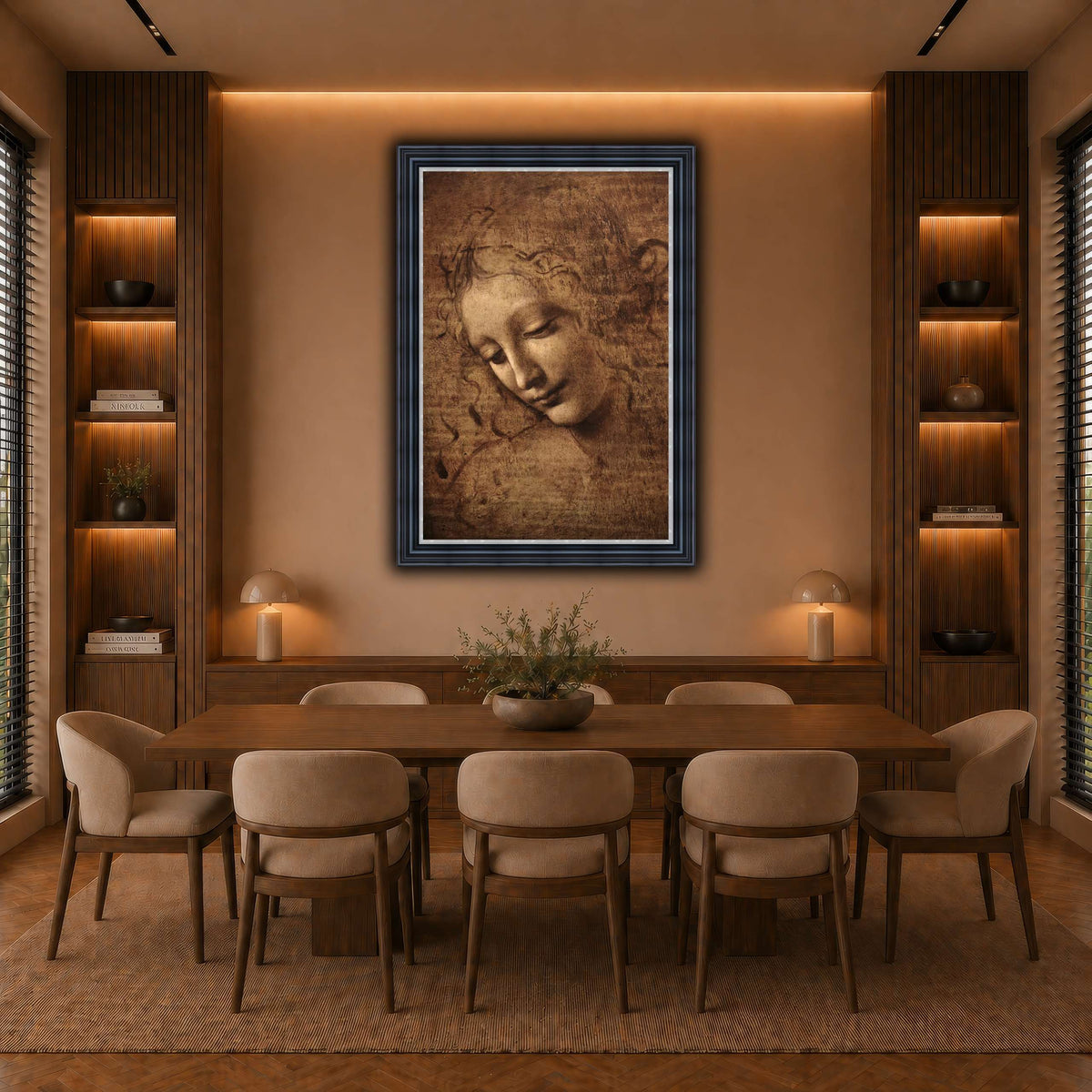 Leonardo_da_vinci_-_La_scapigliata warm-dining room