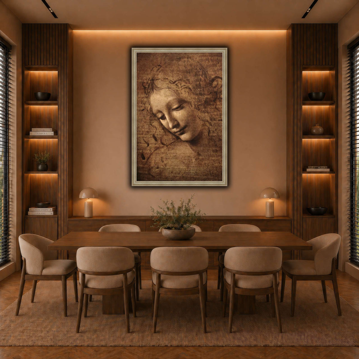 Leonardo_da_vinci_-_La_scapigliata warm-dining room