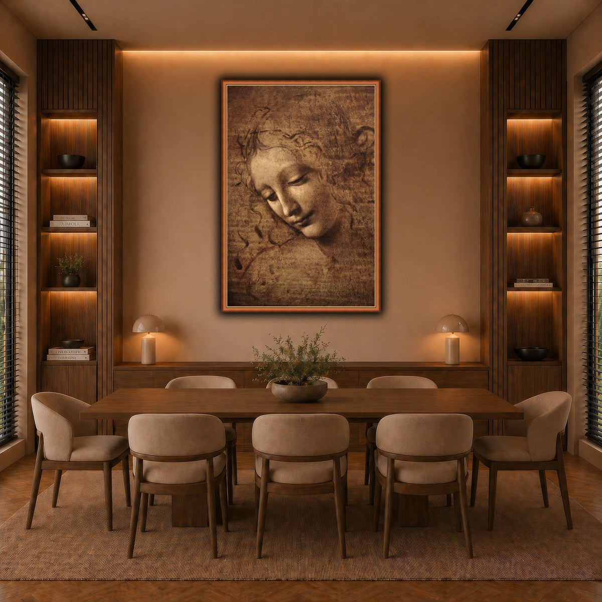 Leonardo_da_vinci_-_La_scapigliata warm-dining room