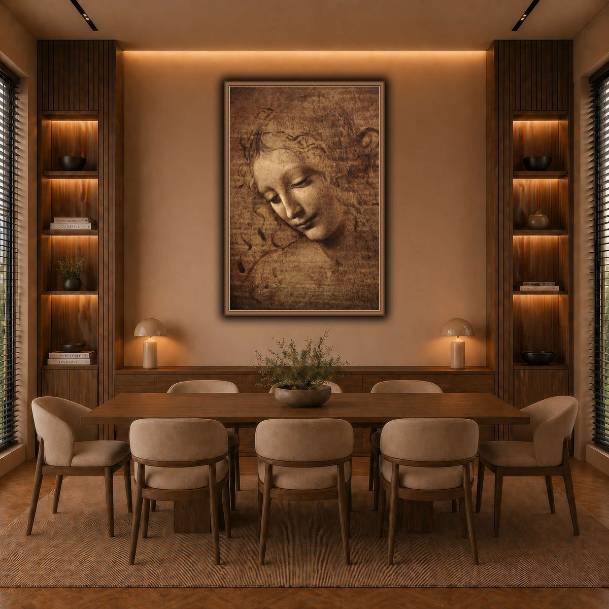 Leonardo_da_vinci_-_La_scapigliata warm-dining room