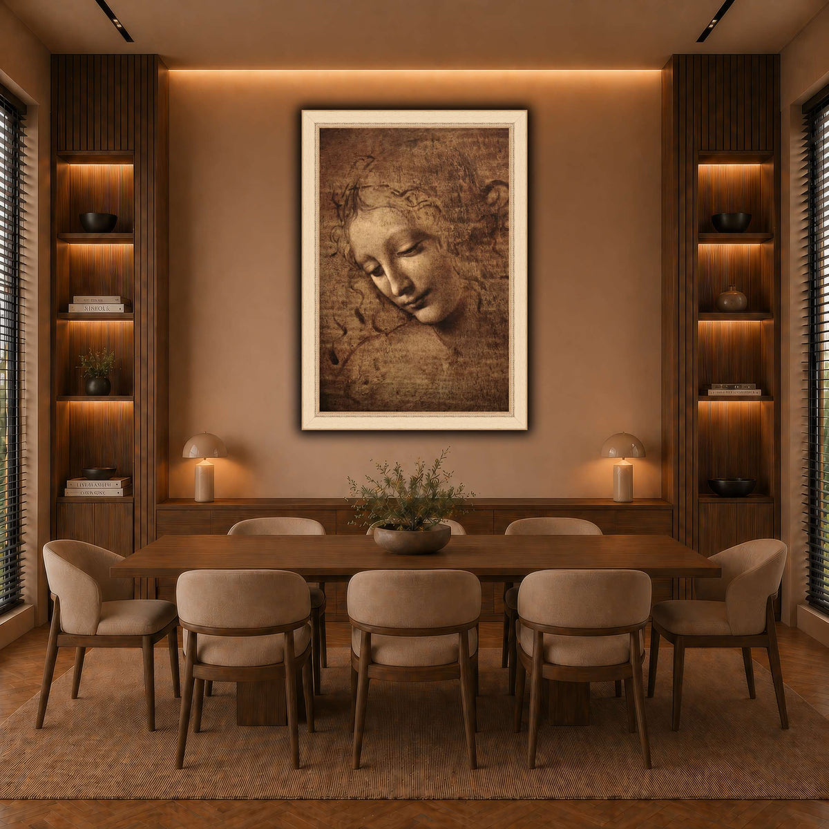 Leonardo_da_vinci_-_La_scapigliata warm-dining room