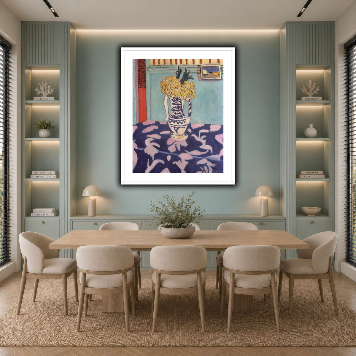 Les_coucous,_tapis_bleu_et_rose_Henri_Matisse cool-dining