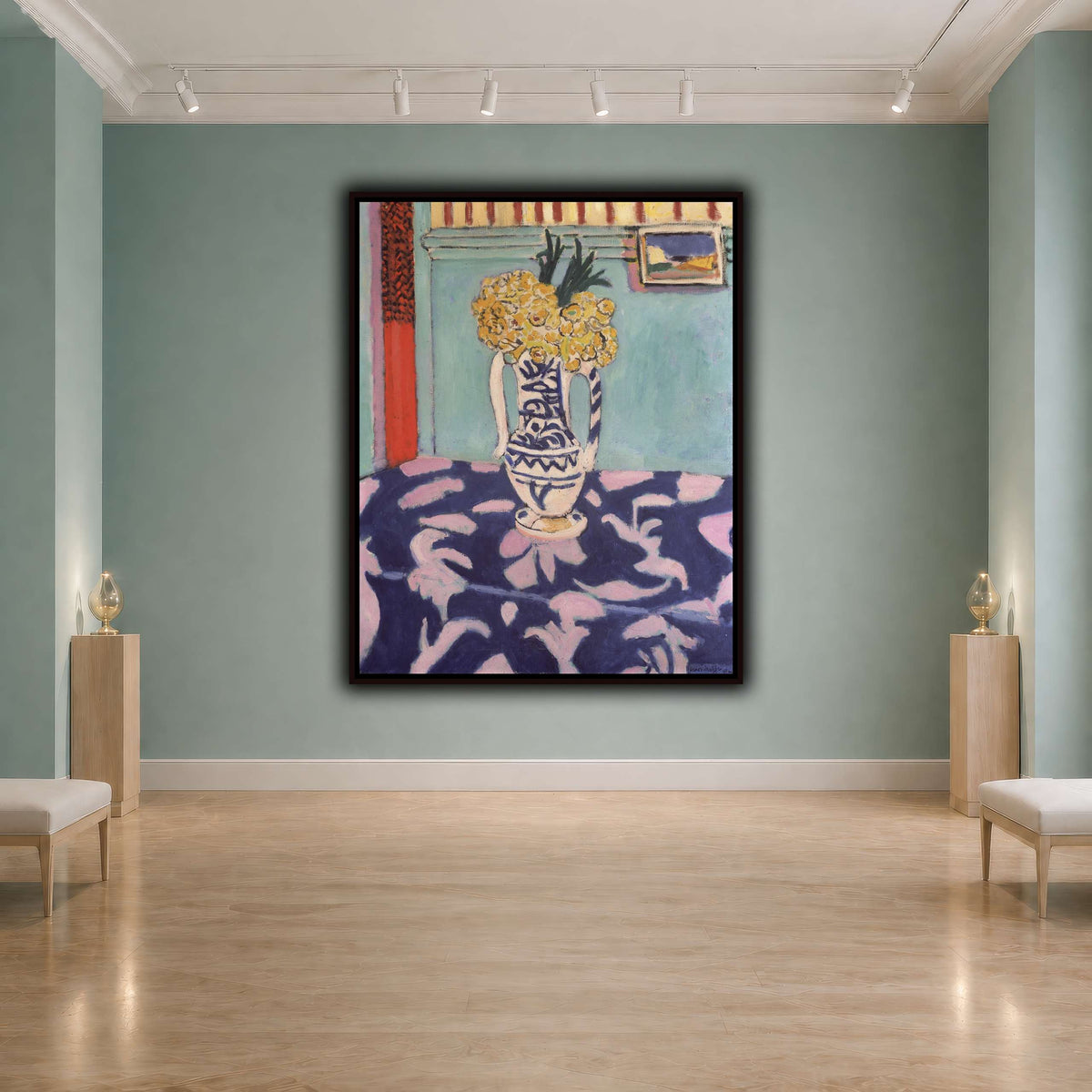 Les_coucous,_tapis_bleu_et_rose_Henri_Matisse cool-agallery