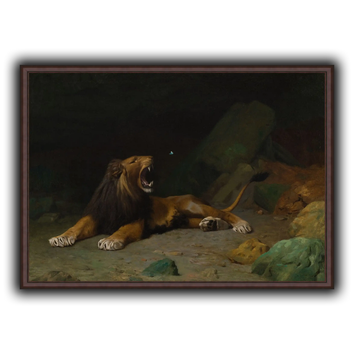 Lion_tentant_de_saisir_un_papillon_Jean-Léon_Gérôme