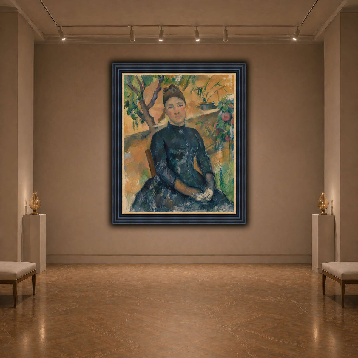 Madame_Cézanne__Paul_Cezanne dark neutral-agallery