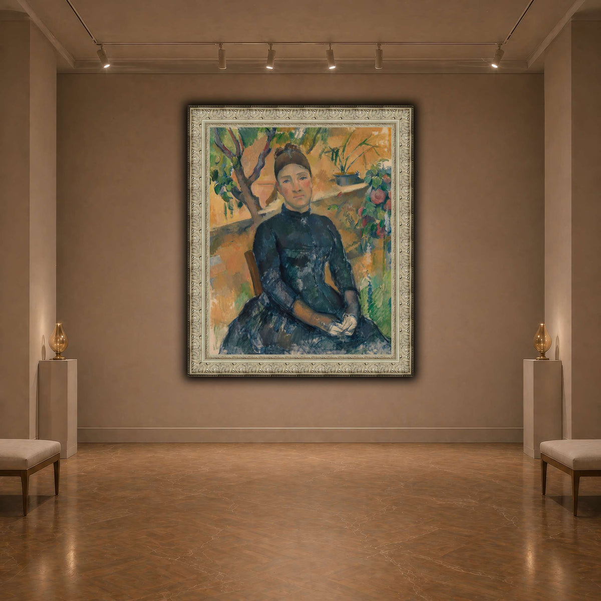 Madame_Cézanne__Paul_Cezanne dark neutral-agallery