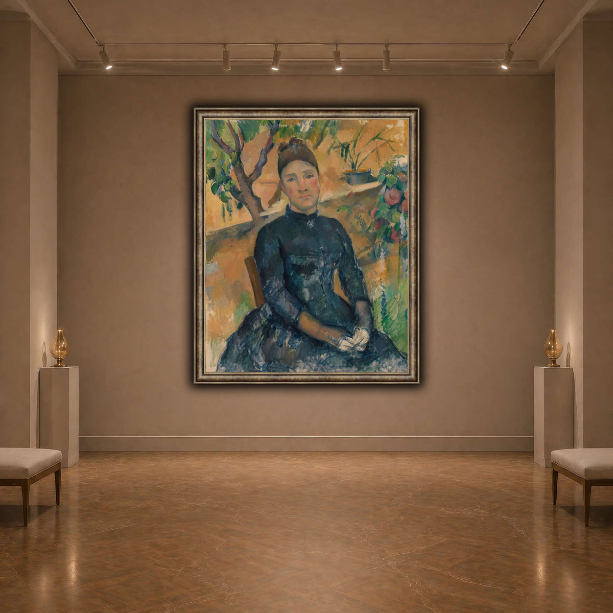 Madame_Cézanne__Paul_Cezanne dark neutral-agallery