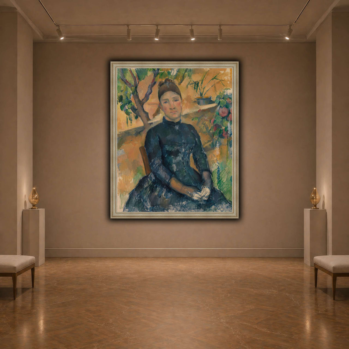 Madame_Cézanne__Paul_Cezanne dark neutral-agallery
