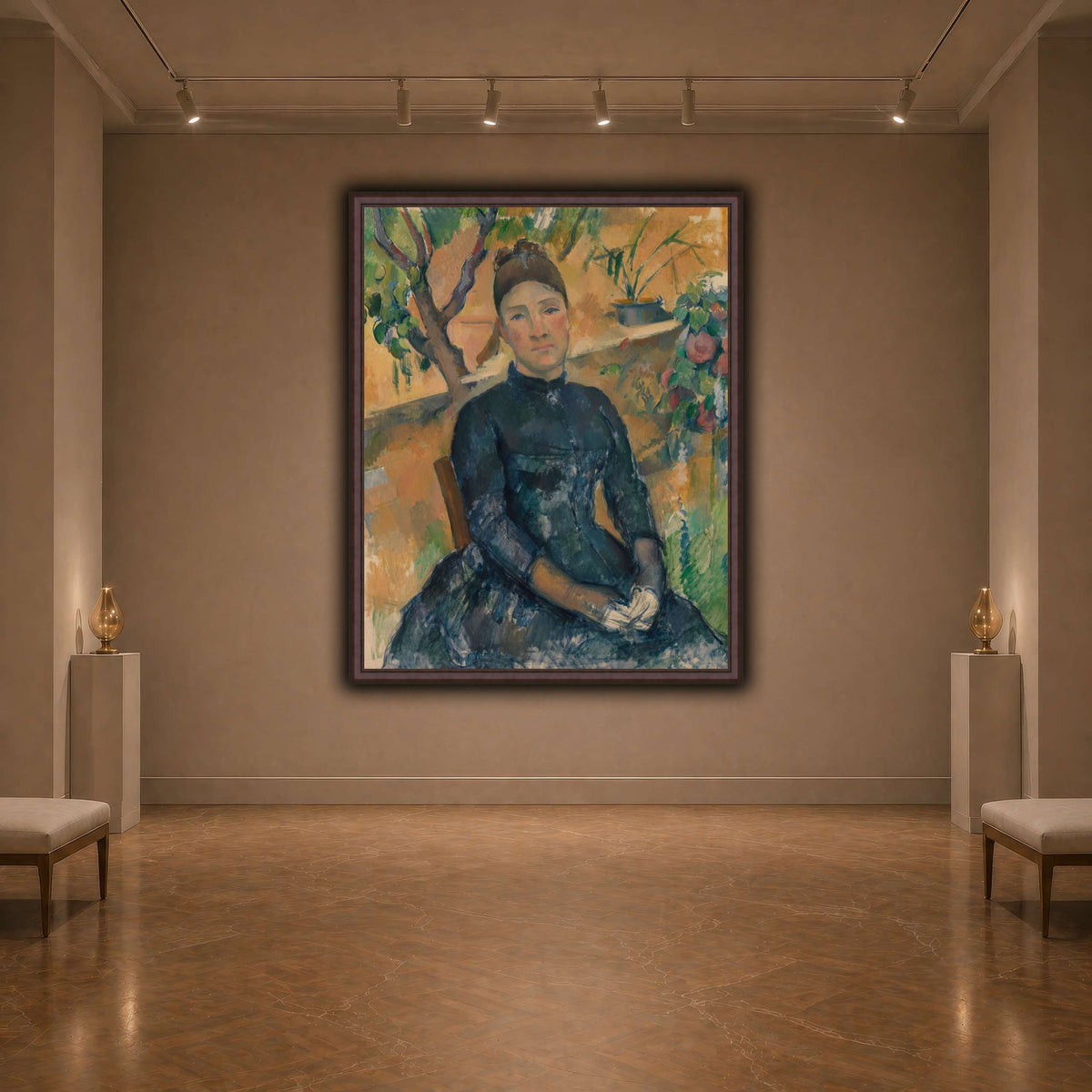 Madame_Cézanne__Paul_Cezanne dark neutral-agallery