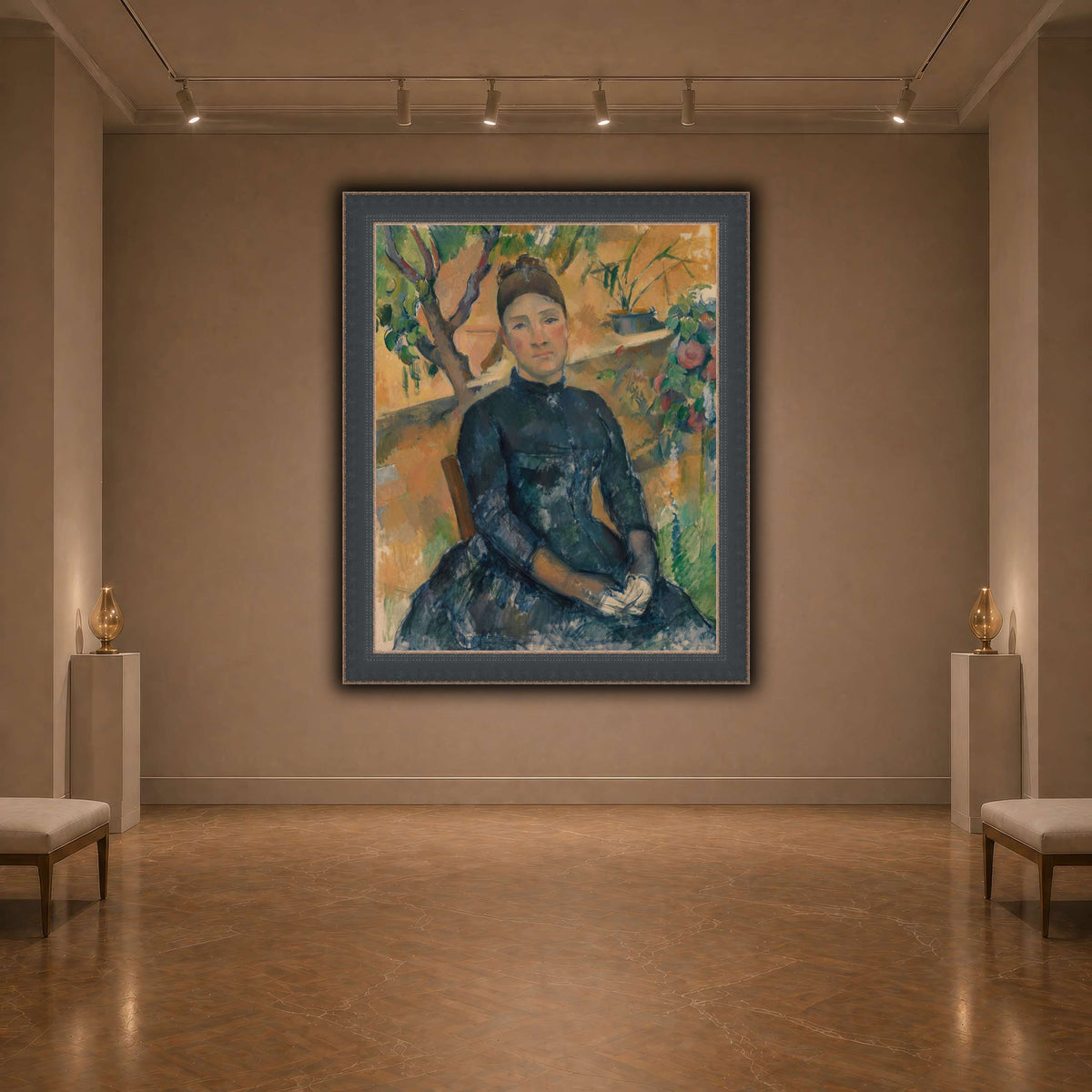 Madame_Cézanne__Paul_Cezanne dark neutral-agallery