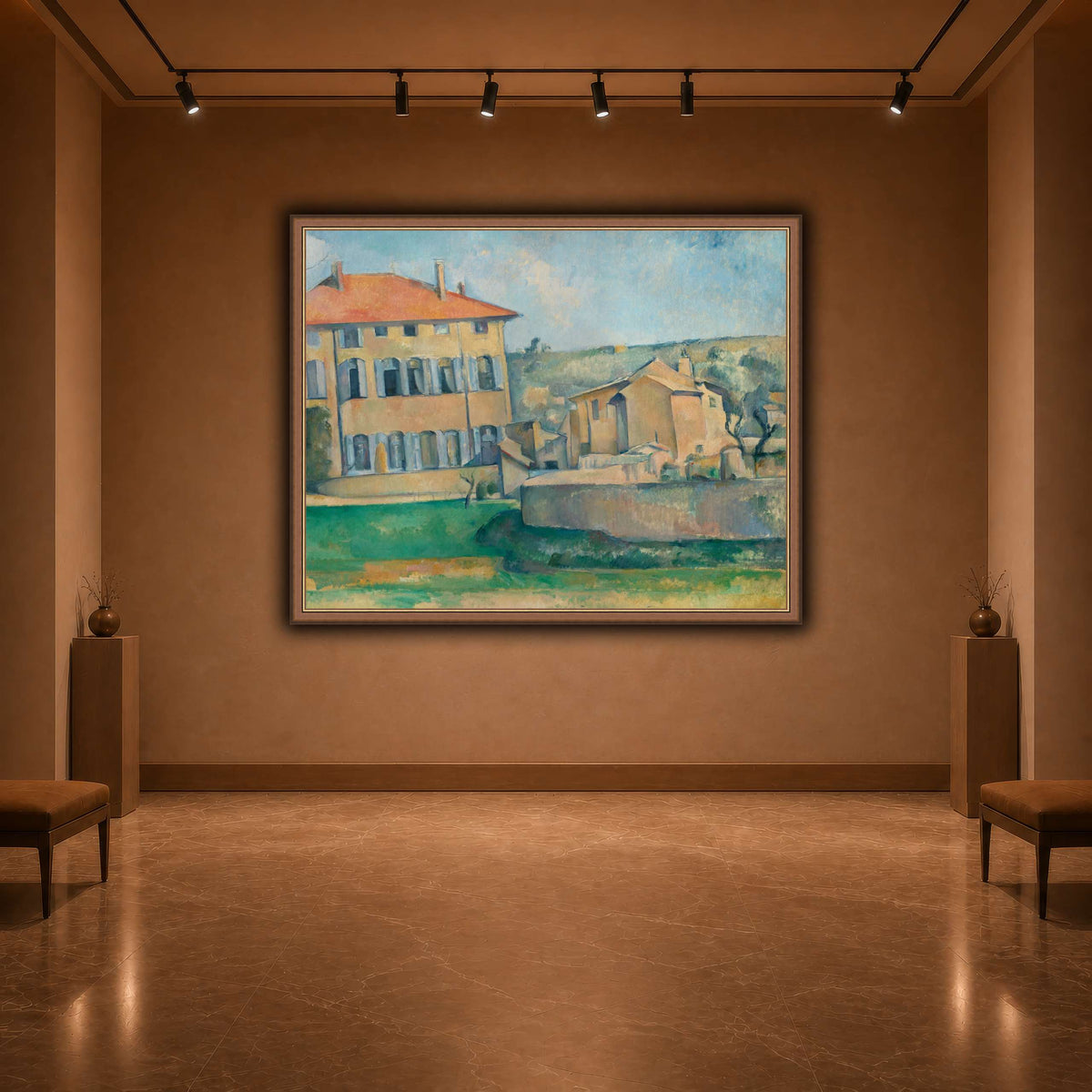 Maison_et_ferme_du_Jas_de_Bouffan,_par_by_Paul_Cezanne warm-agallery