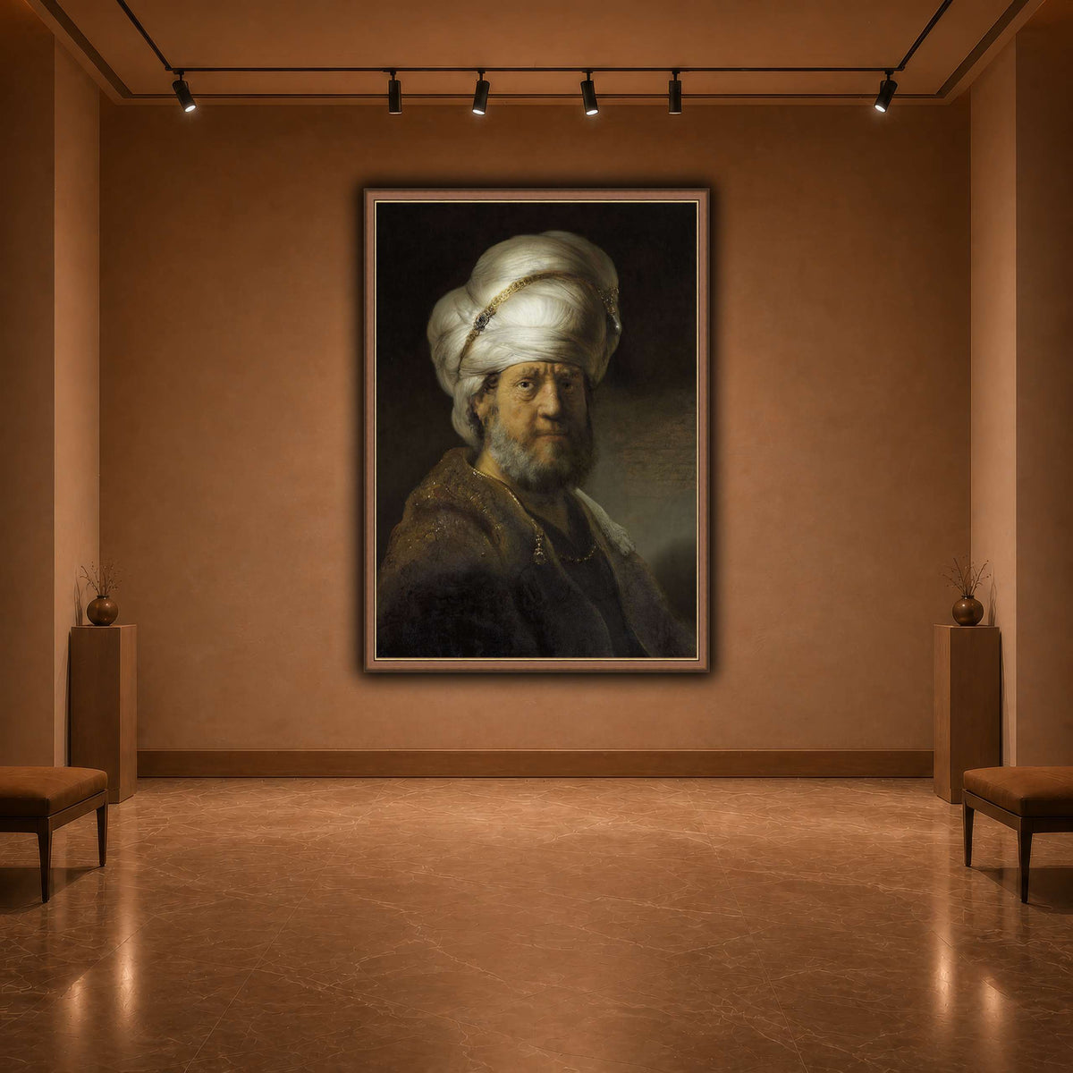 Man-in-Oriental-Clothing_Rembrandt-van-Rijn warm-agallery