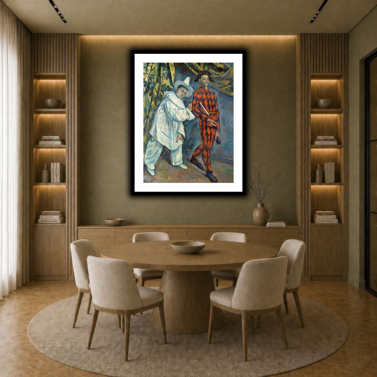 Mardi_gras_Paul_Cezanne earth-dining room