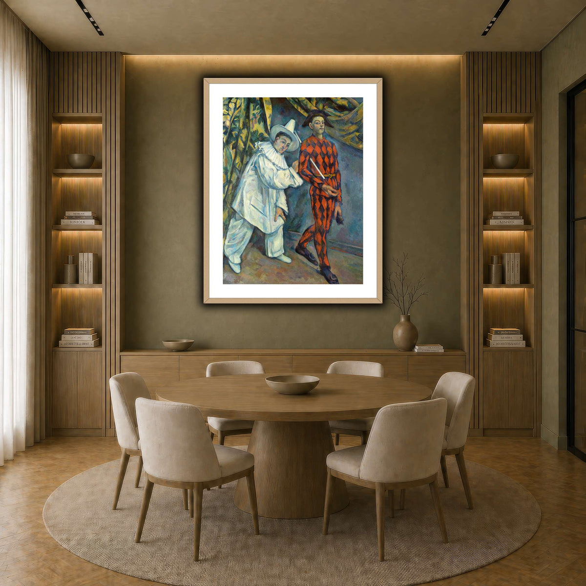 Mardi_gras_Paul_Cezanne earth-dining room