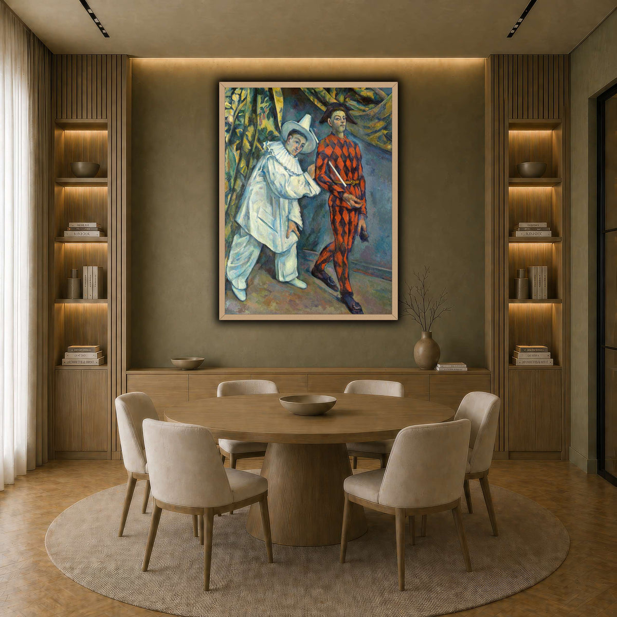 Mardi_gras_Paul_Cezanne earth-dining room