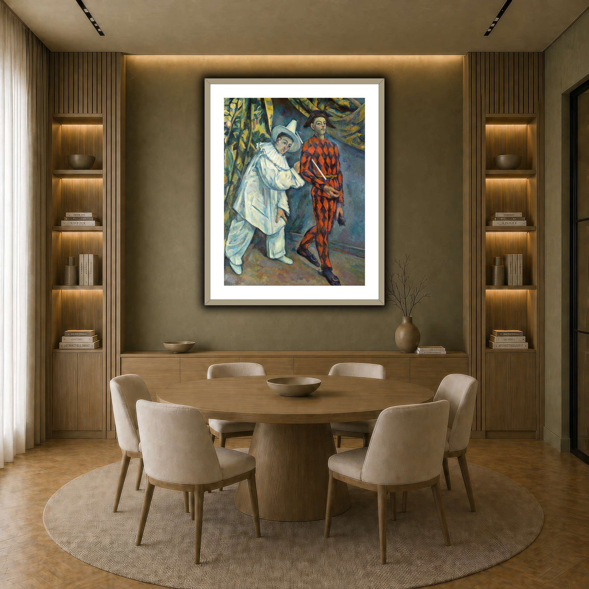Mardi_gras_Paul_Cezanne earth-dining room