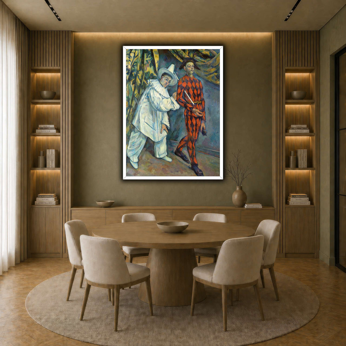 Mardi_gras_Paul_Cezanne earth-dining room