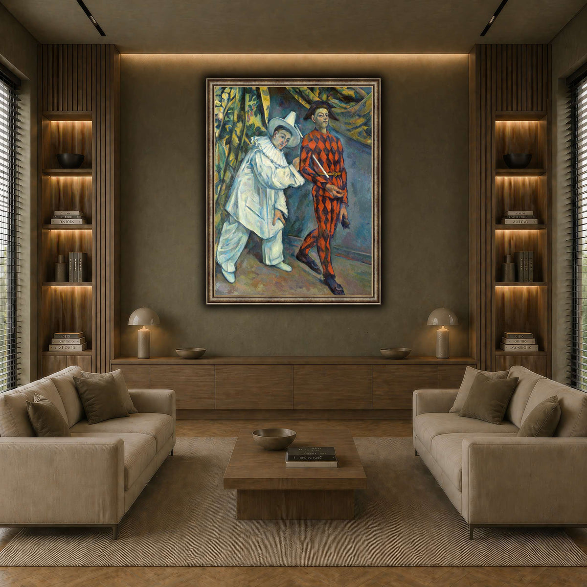 Mardi_gras_Paul_Cezanne earth-living room
