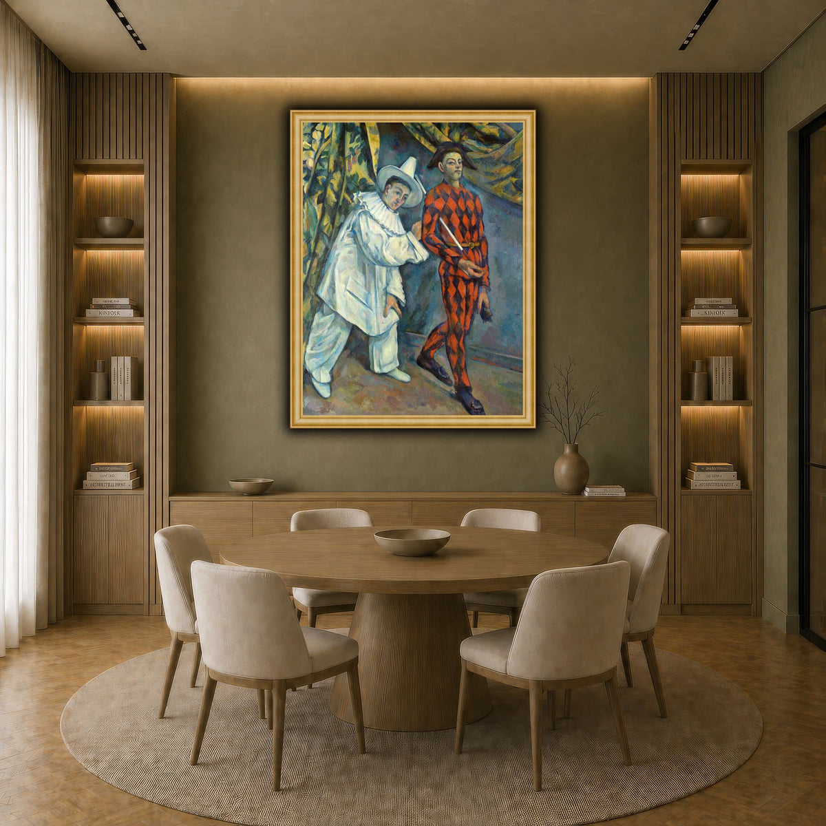 Mardi_gras_Paul_Cezanne earth-dining room