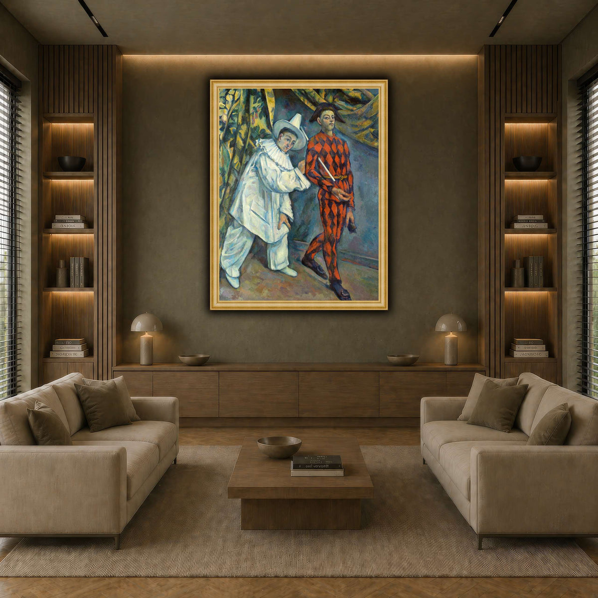 Mardi_gras_Paul_Cezanne earth-living room